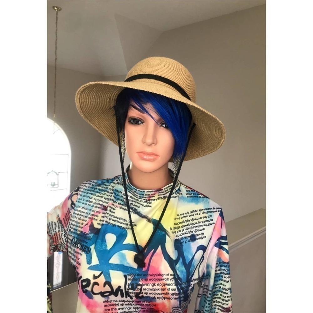 Straw Hat, FurTalk, one size - Picture 2 of 5